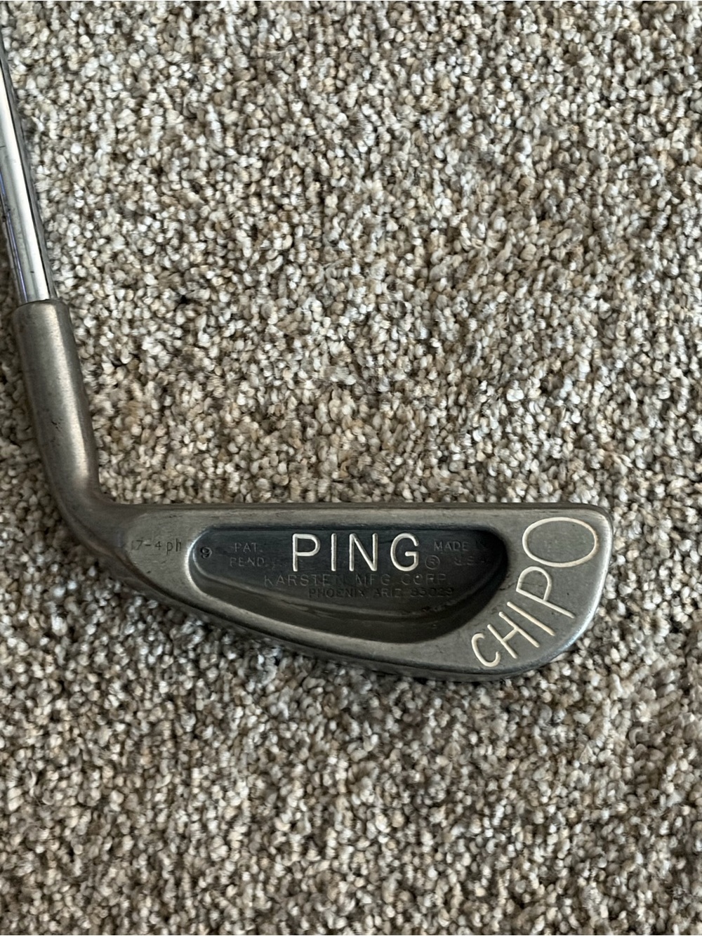 RH Ping Chipo utility club 36” all original ZZ Lite shaft, Ping Eye grip